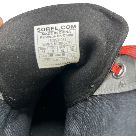 Sorel (11) Lexie Wedge Boot Quarry Waterproof Ankle Grey Winter Snow Rain - Picture 12 of 14